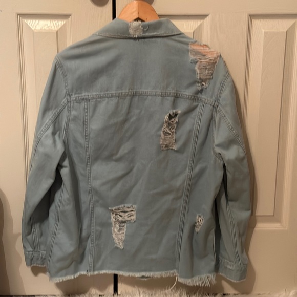 Distressed Denim Jacket - Picture 2 of 3